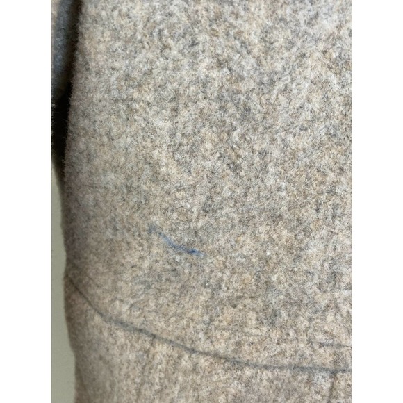 MONTANACO Natural Tan Button Up Pea Coat Small - Picture 10 of 11